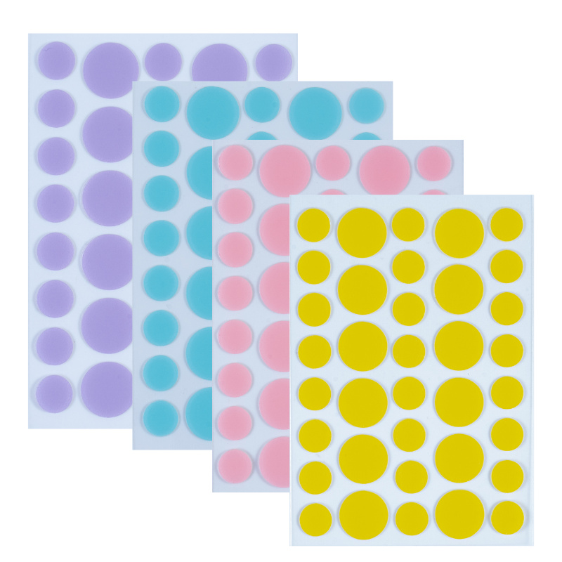 Farbige Hydrokolloid-Akne-Pflaster